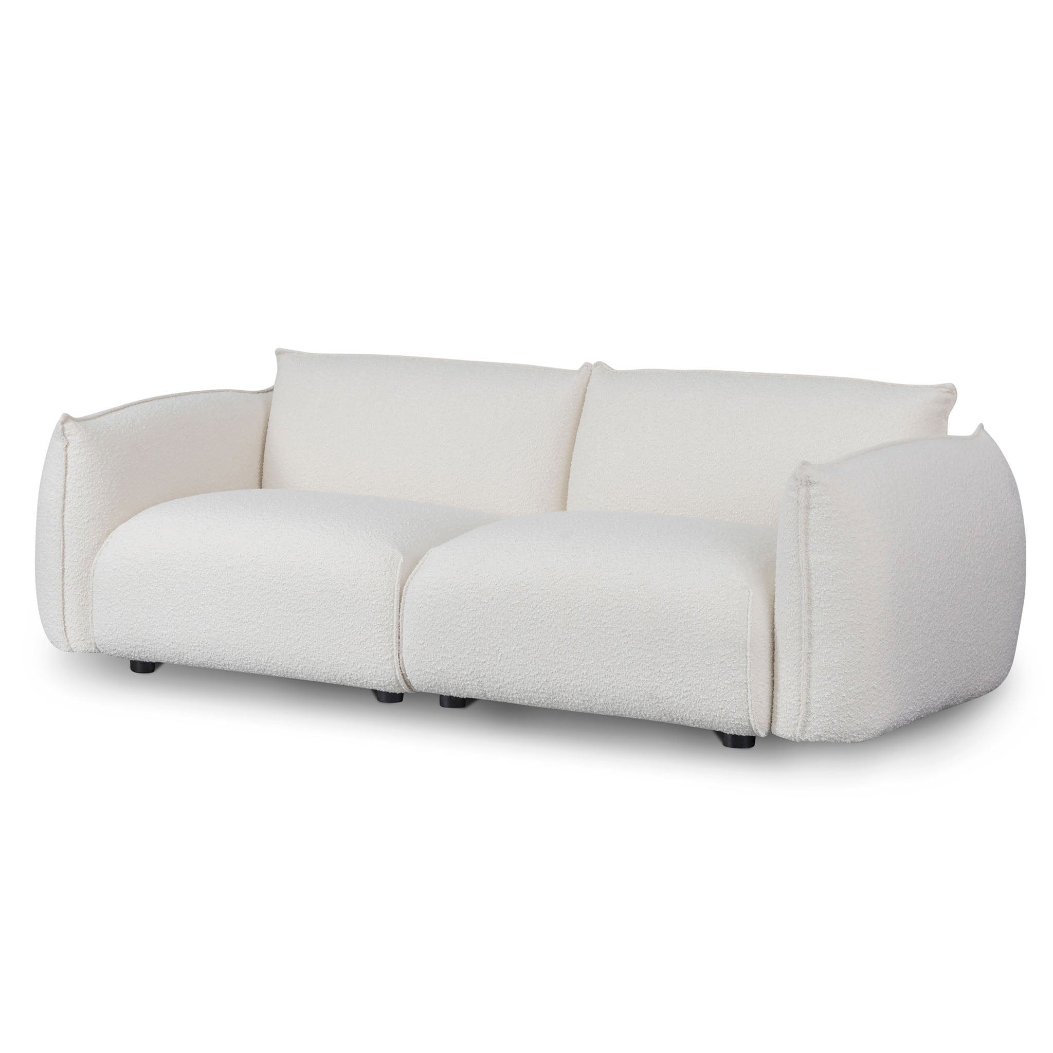 CLC8177-IG 2.28m 3 Seater Sofa - White Wash Boucle