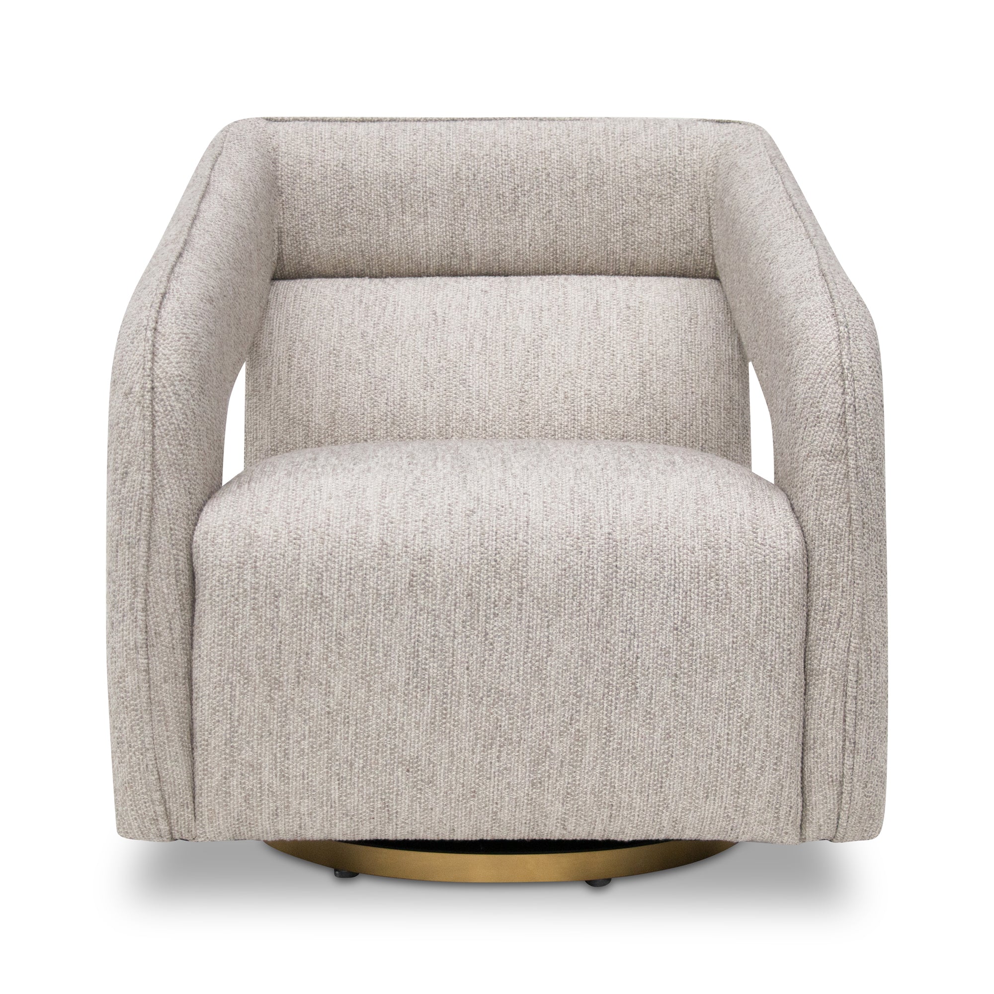Swivel Armchair - Light Grey