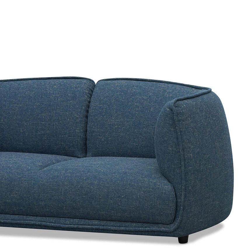 2 Seater Fabric Sofa - Dark Blue
