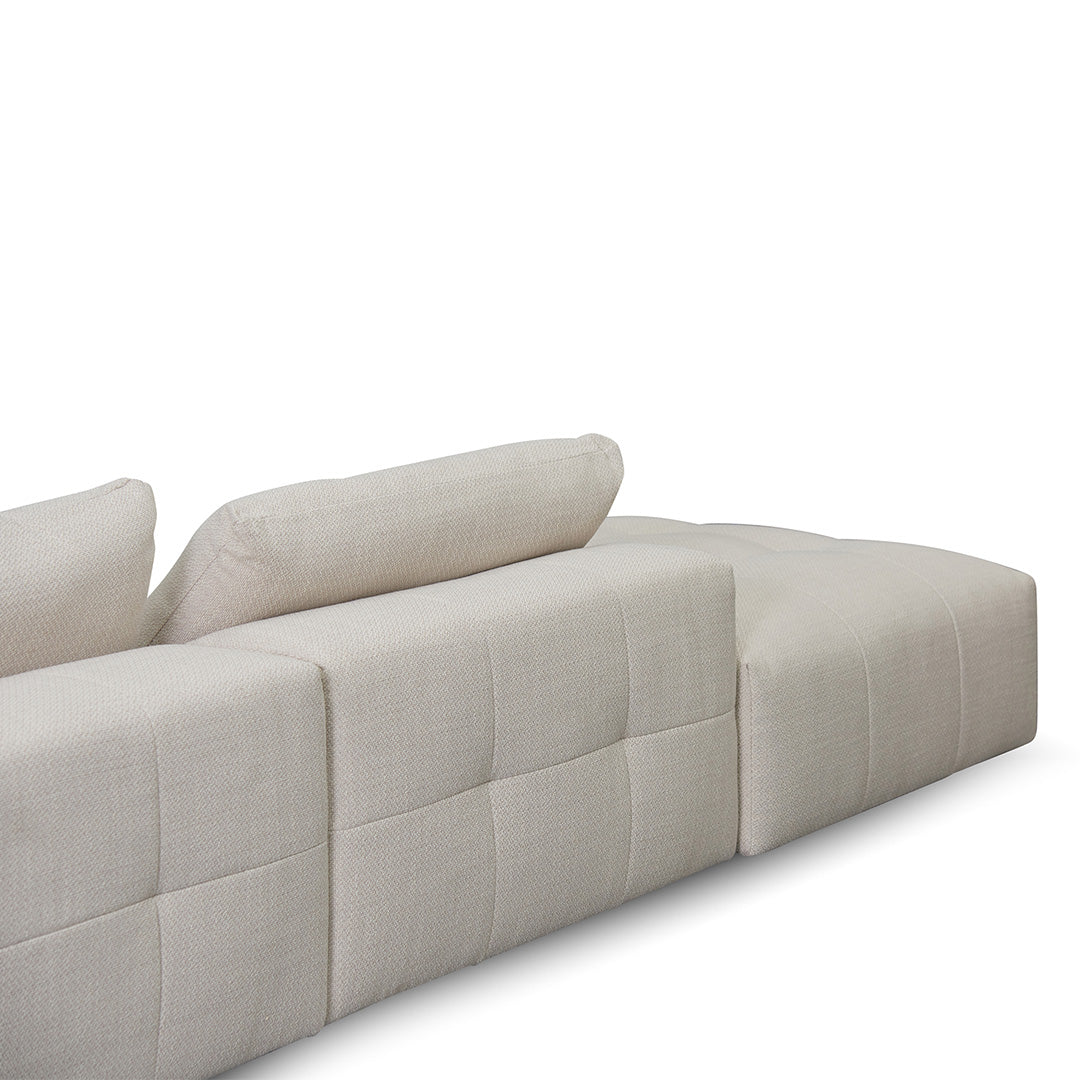 CLC8329-KSO Right Chaise Fabric Sofa - Taupe Beige