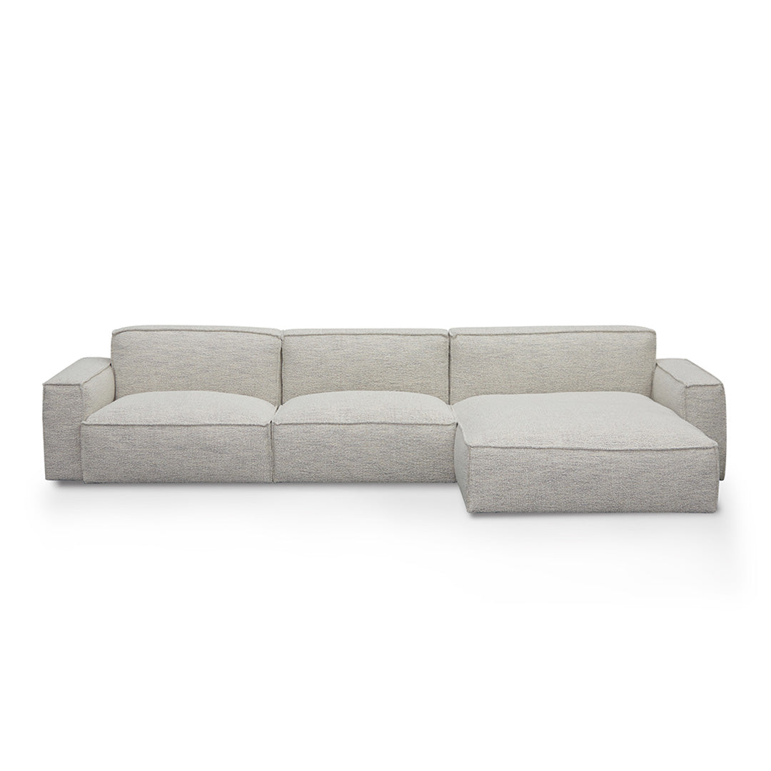 Right Chaise Fabric Sofa - Fog Grey - image 2