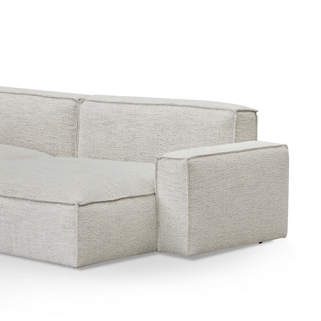 Right Chaise Fabric Sofa - Fog Grey - image 4