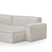 Right Chaise Fabric Sofa - Fog Grey - image 4