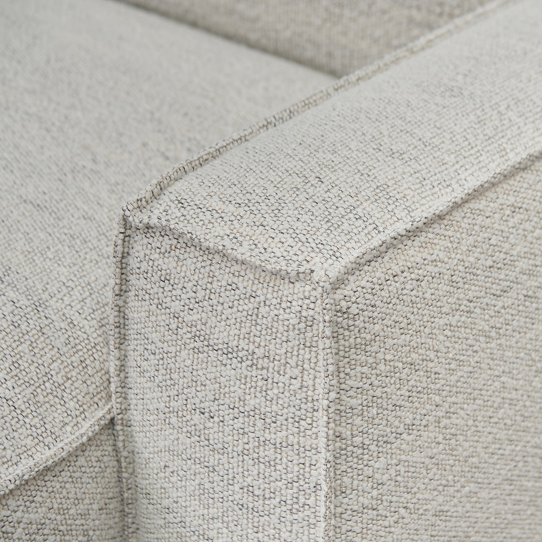 Right Chaise Fabric Sofa - Fog Grey - image 5