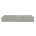 Right Chaise Fabric Sofa - Fog Grey - image 8
