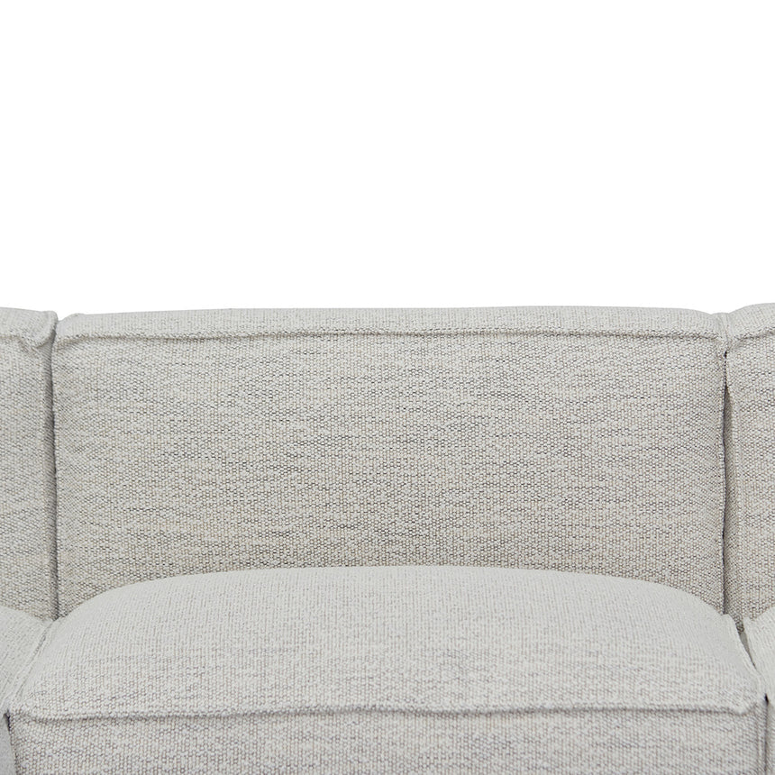 Left Chaise Fabric Sofa - Fog Grey