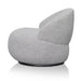 Swivel Fabric Lounge Chair - Fog Grey - image 3