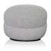 Swivel Fabric Lounge Chair - Fog Grey - image 4