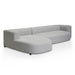 Left Chaise Sofa - Grey - image 6