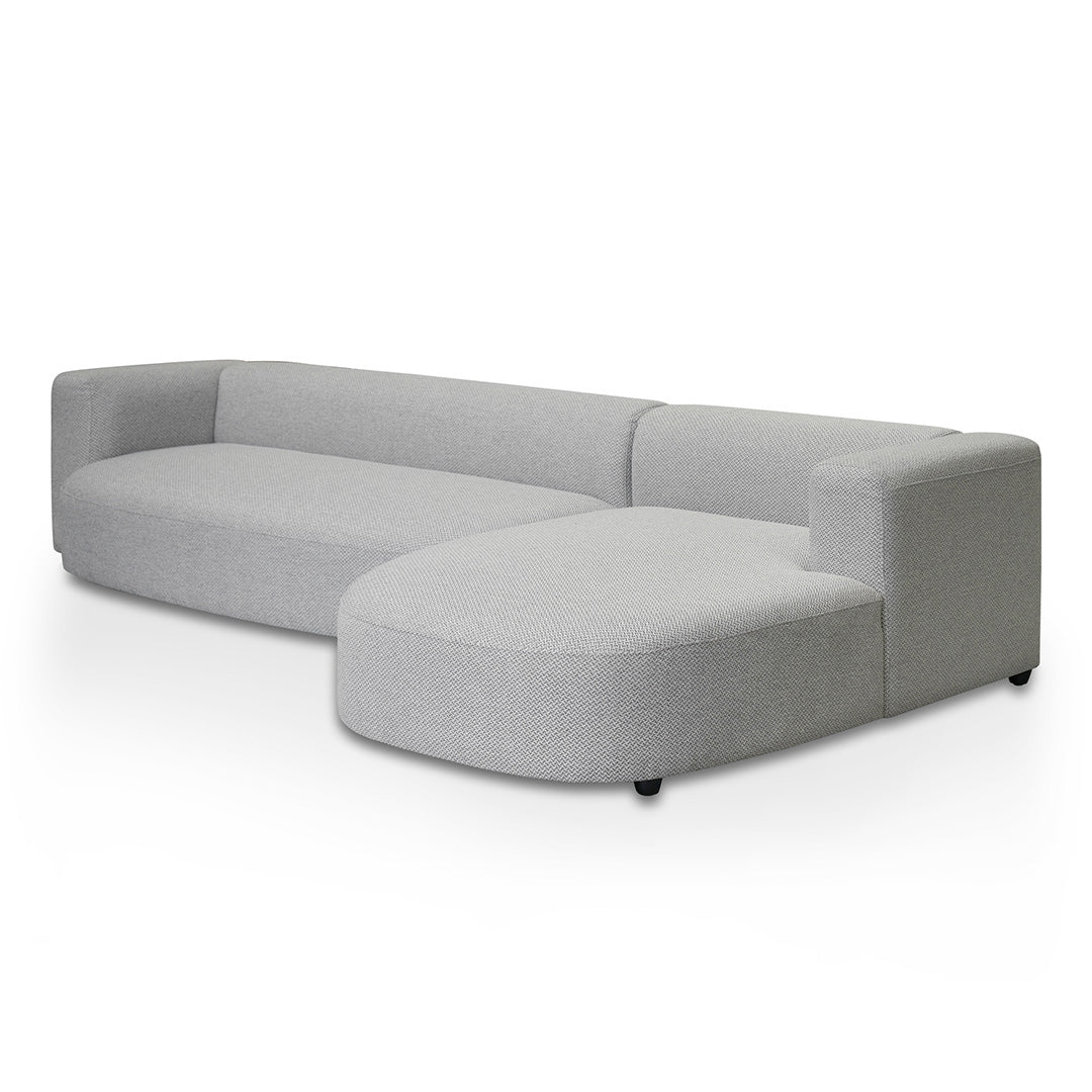 Right Chaise Sofa - Grey - Lavinia