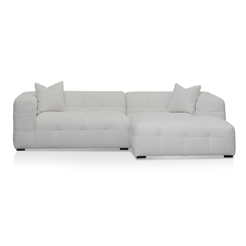 Right Chaise Sofa - Pearl Boucle
