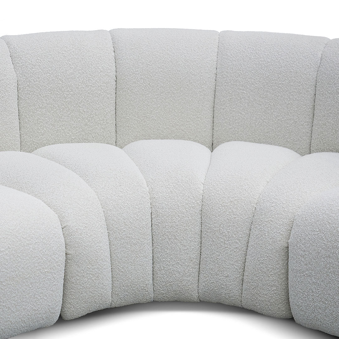 CLC8478-CA Modular Sofa - Pearl Boucle