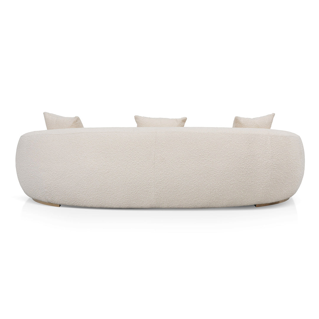 Seater Sofa - Ivory White Boucle