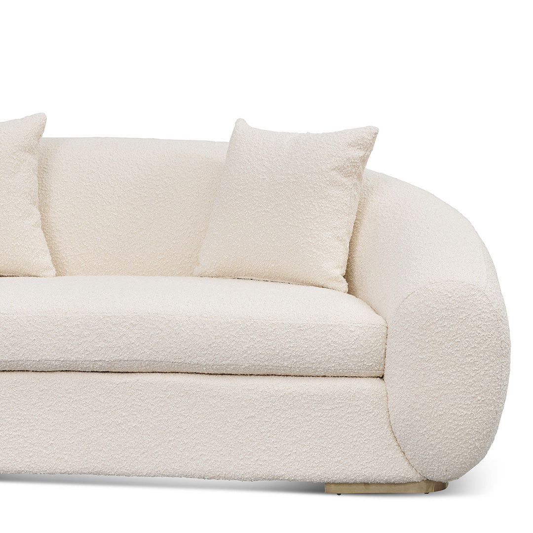 Seater Sofa - Ivory White Boucle
