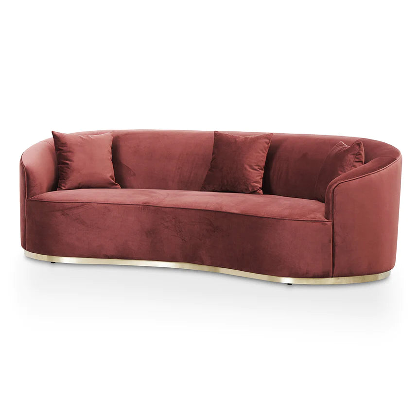 3 Seater Sofa - Elegant Plum