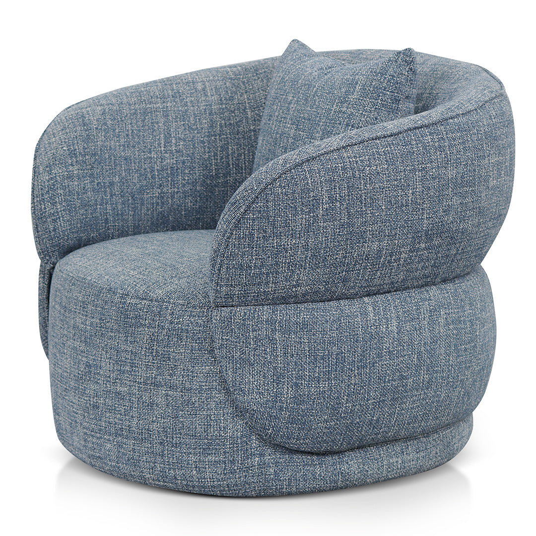 CLC8565-CA Swivel Armchair - Moss Blue