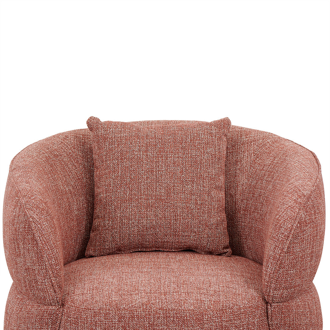 CLC8566-CA Swivel Armchair - Moss Rust Orange