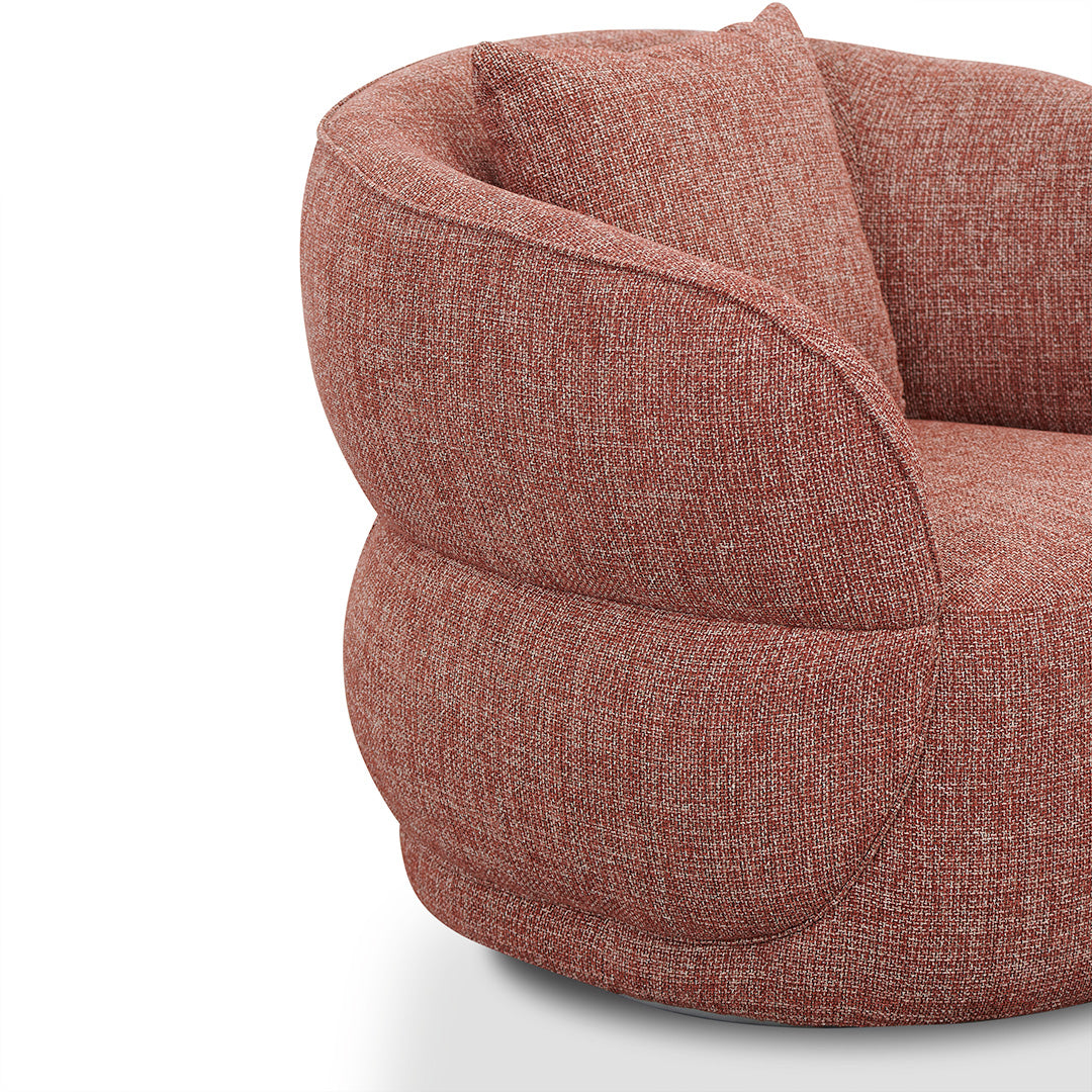 CLC8566-CA Swivel Armchair - Moss Rust Orange