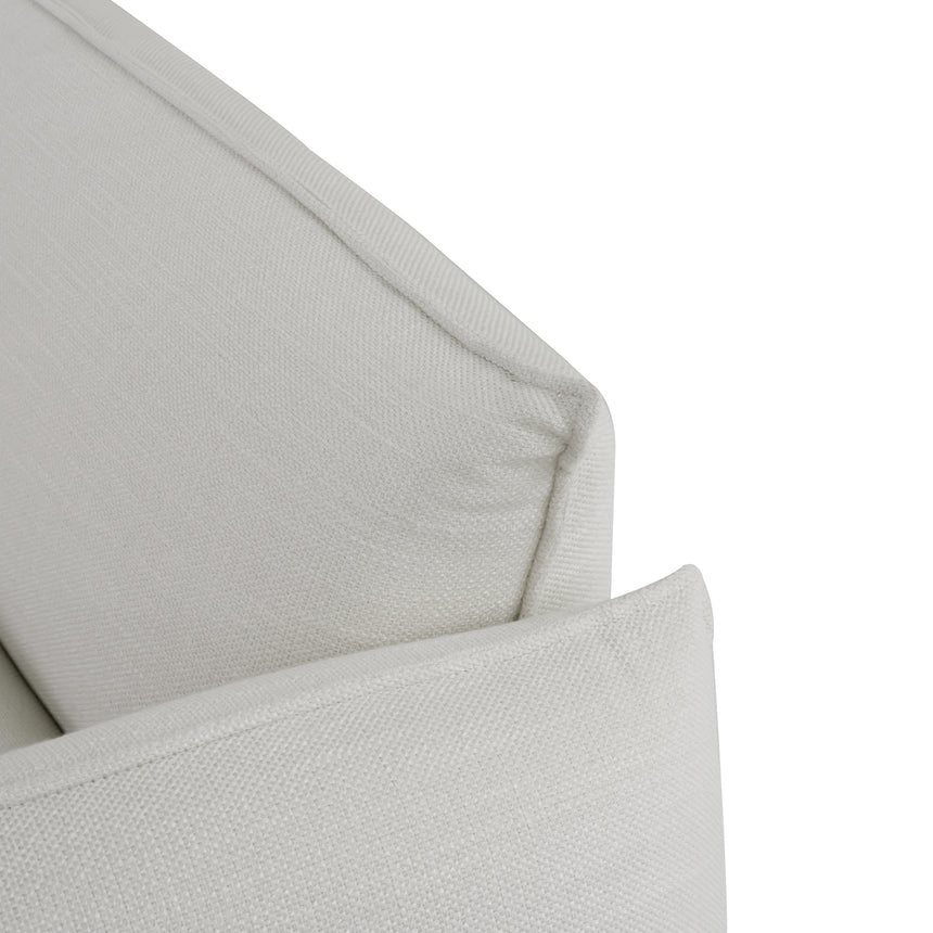 3 Seater Right Chaise Sofa - Cream