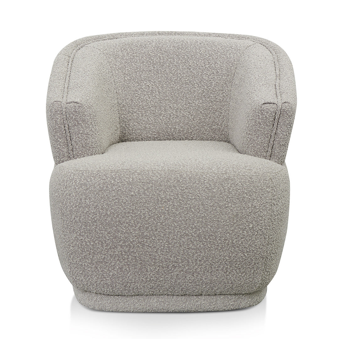 CLC8647-FS Fabric Armchair - Ash Grey Boucle