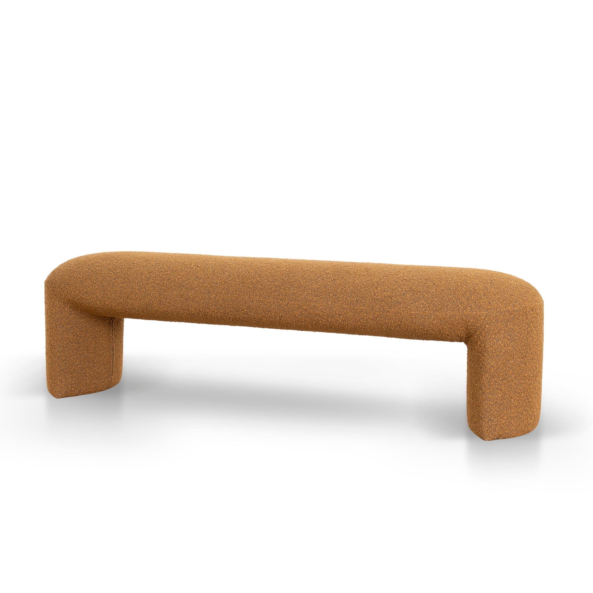 CLC8669-YY 1.5m Long Ottoman Bench - Brown Boucle