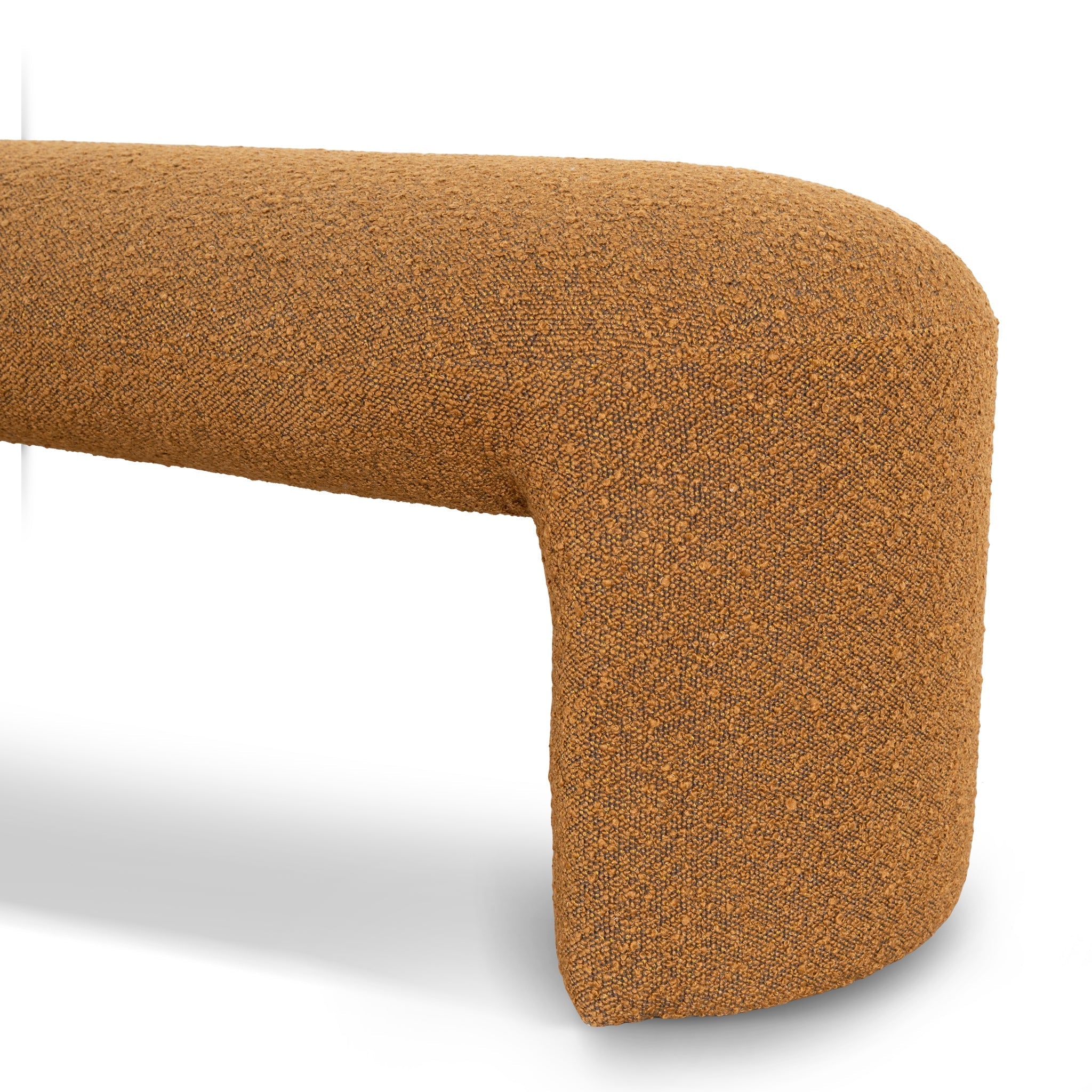 CLC8669-YY 1.5m Long Ottoman Bench - Brown Boucle