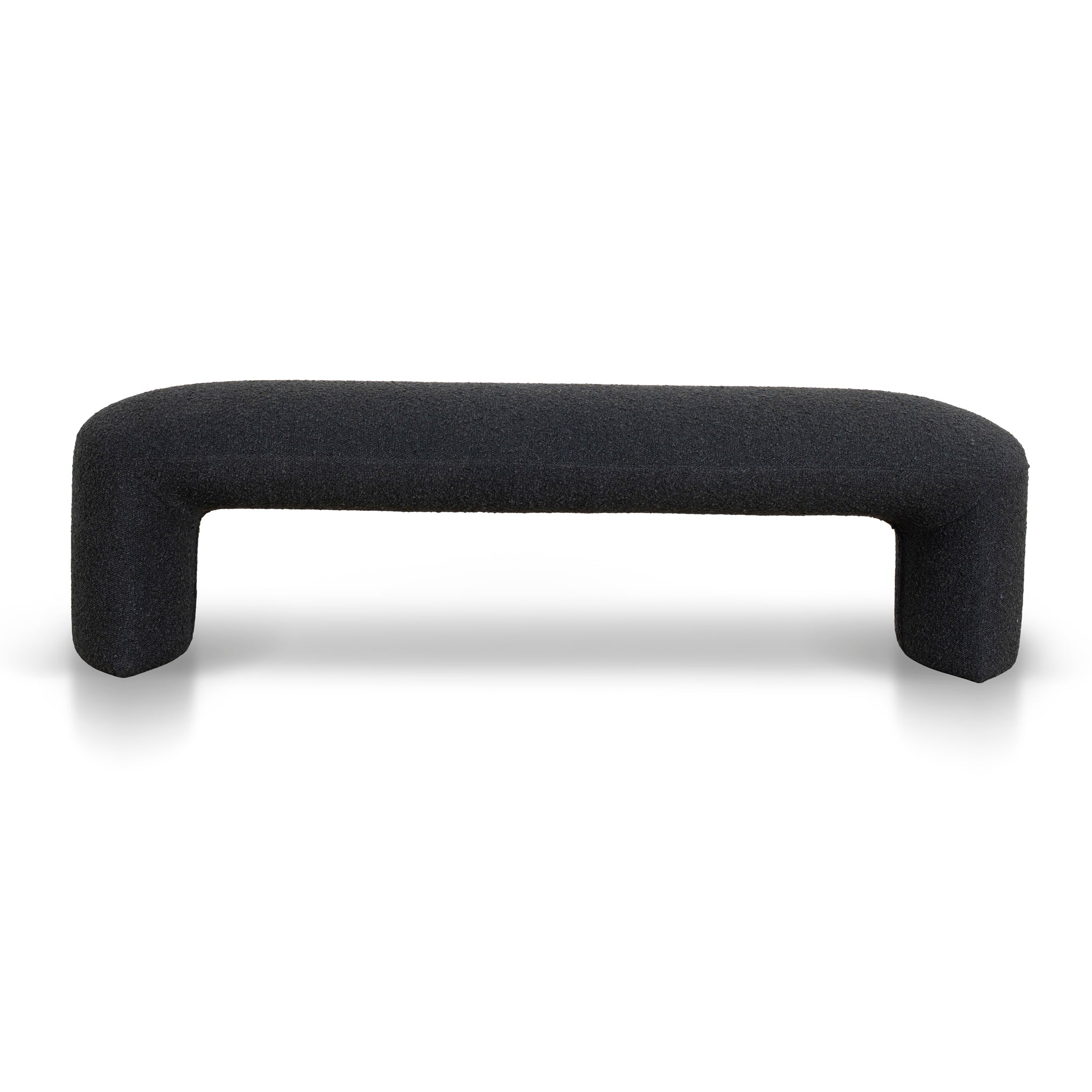 CLC8670-YY 1.5m Long Ottoman Bench - Charcoal Boucle