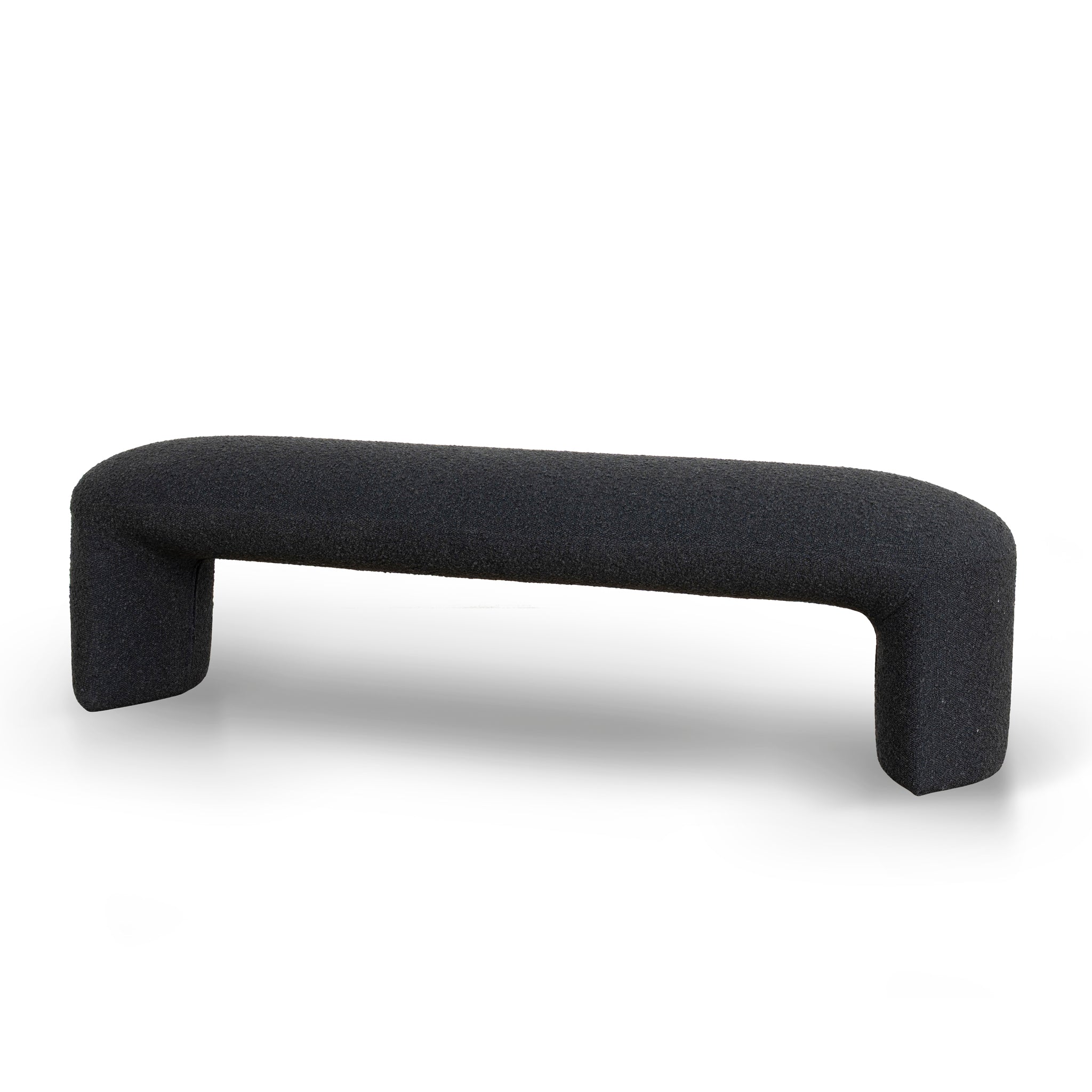 CLC8670-YY 1.5m Long Ottoman Bench - Charcoal Boucle