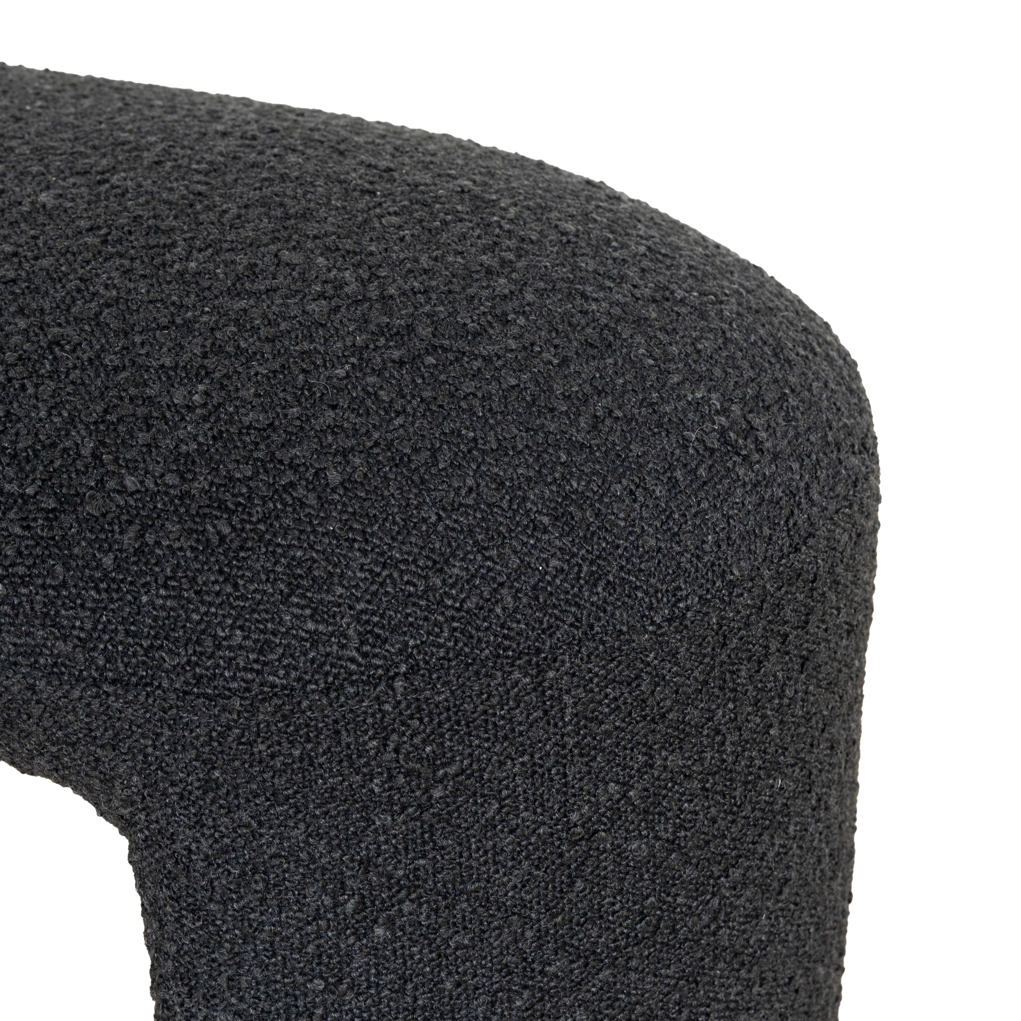 CLC8670-YY 1.5m Long Ottoman Bench - Charcoal Boucle