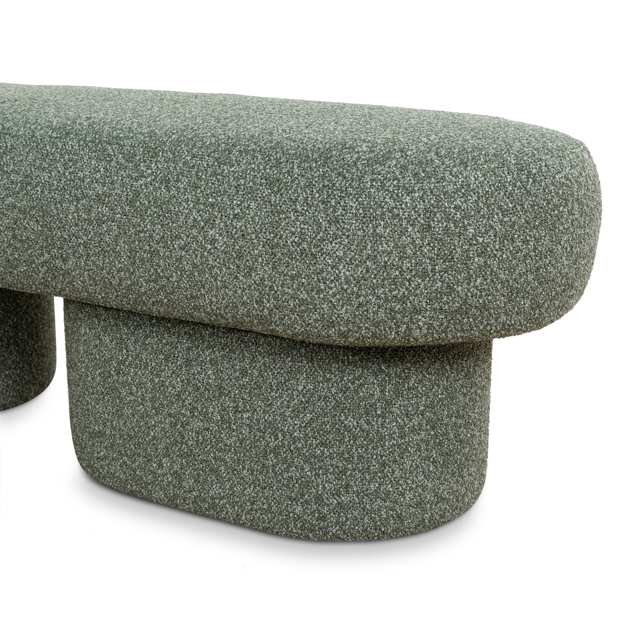 1.5m Long Ottoman Bench - Hunter Green
