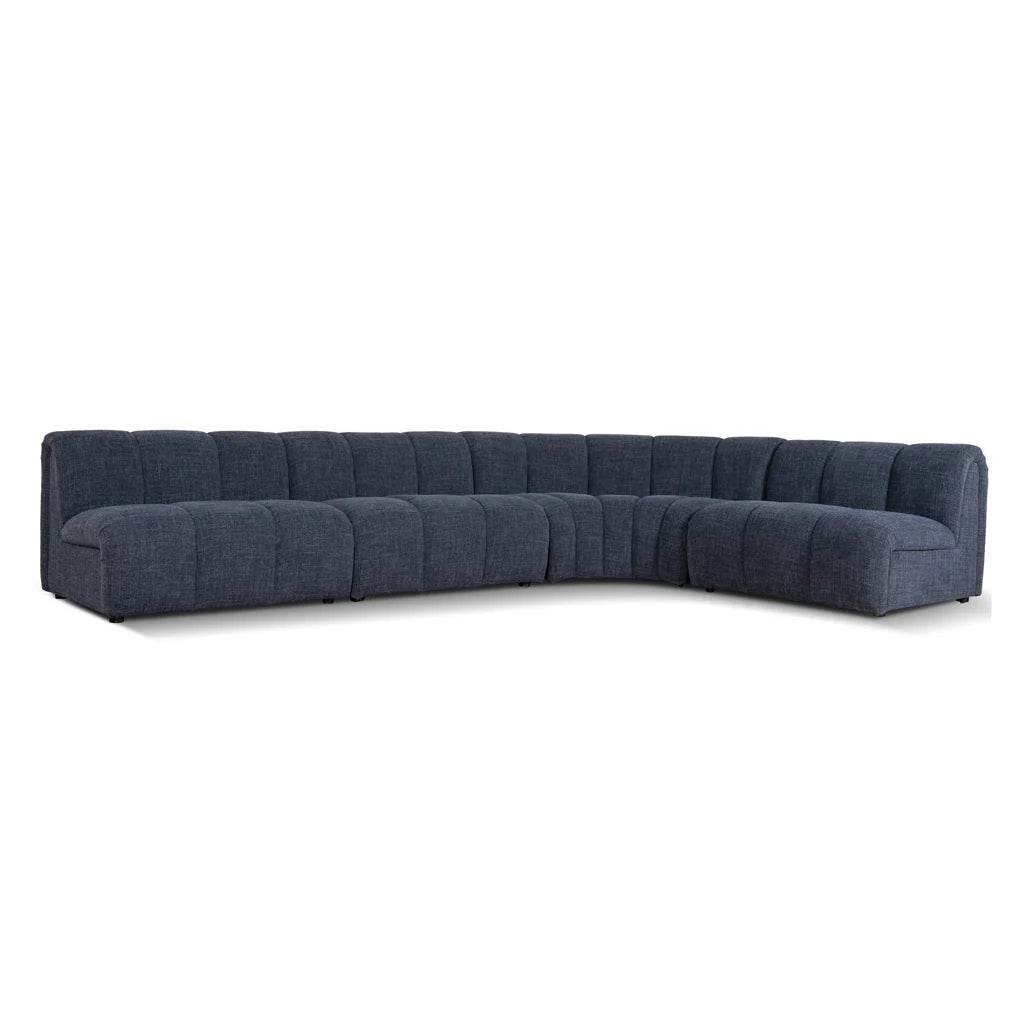 Showcasing Novela Modular Sofa - Moss Navy LC8775-CA Sofas by Calibre Furniturs