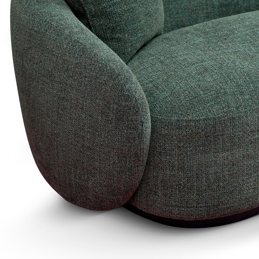 CLC8777-CA 3 Seater Fabric Sofa -  Moss Green