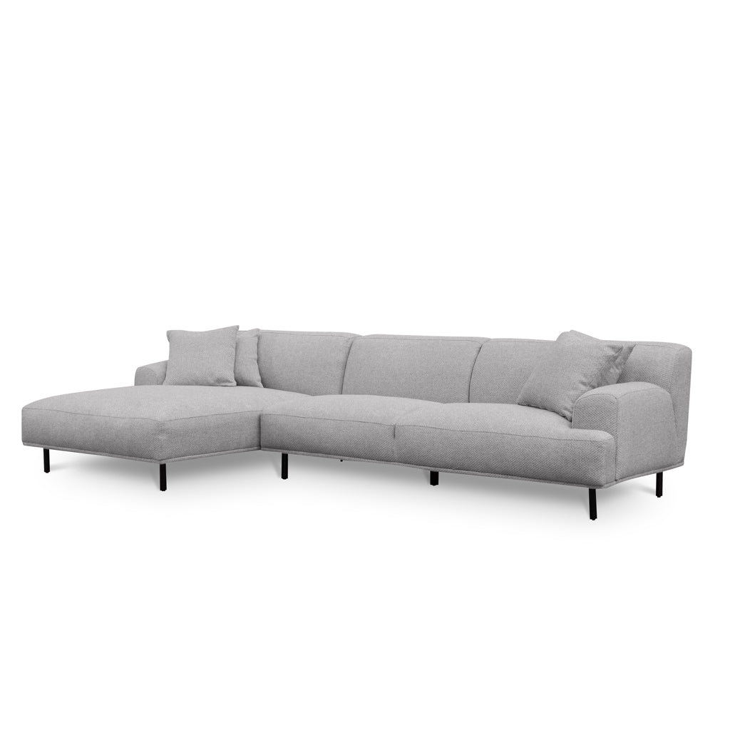 3 Seater Left Chaise Sofa - Sterling Sand - Jasleen