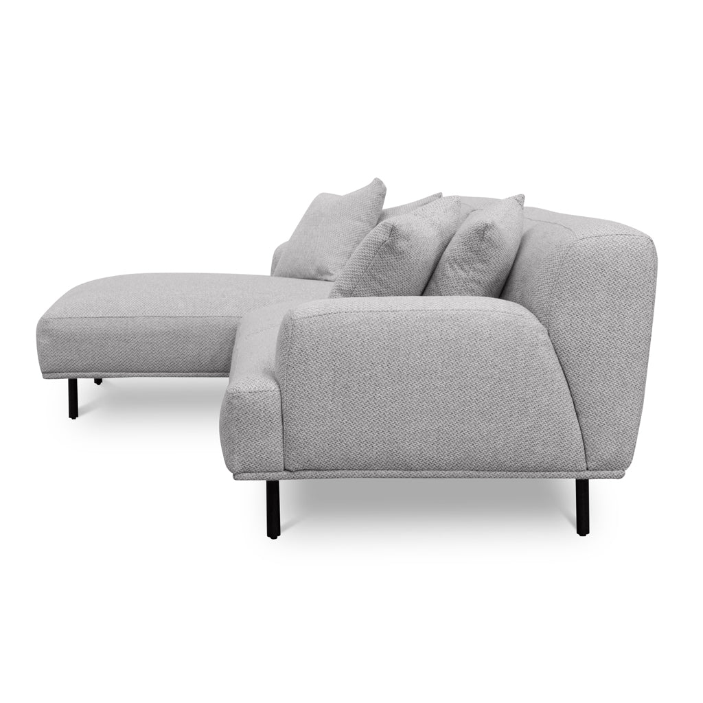 3 Seater Left Chaise Sofa - Sterling Sand - Jasleen