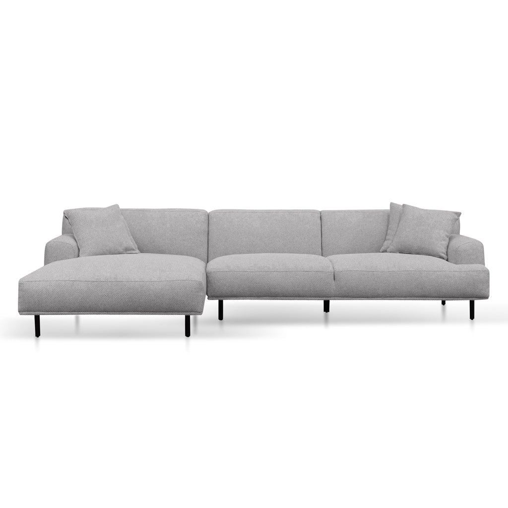 3 Seater Left Chaise Sofa - Sterling Sand - Jasleen