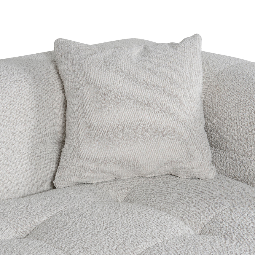 4 Seater Left Chaise Sofa - Pearl Boucle