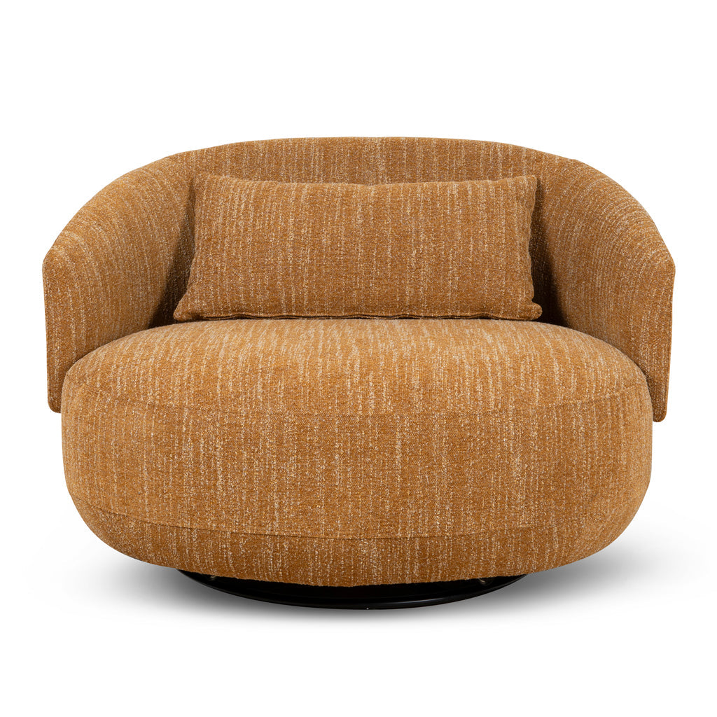 Swivel Armchair - Ginger Brown - image 2