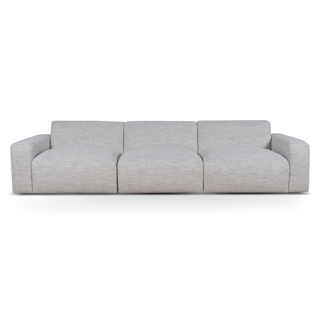 4 Seater Fabric Sofa - Fog Grey - image 2