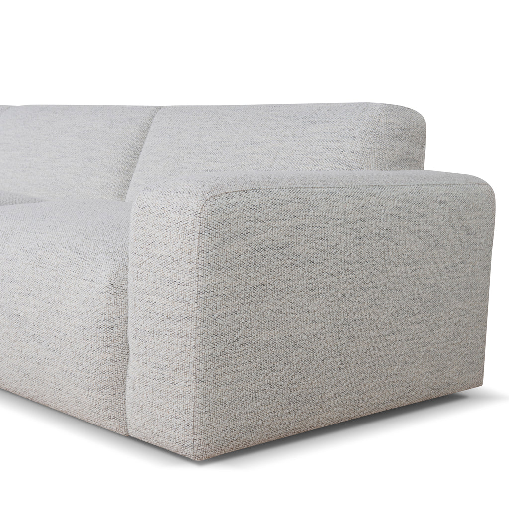 4 Seater Fabric Sofa - Fog Grey - image 5