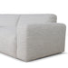 4 Seater Fabric Sofa - Fog Grey - image 5