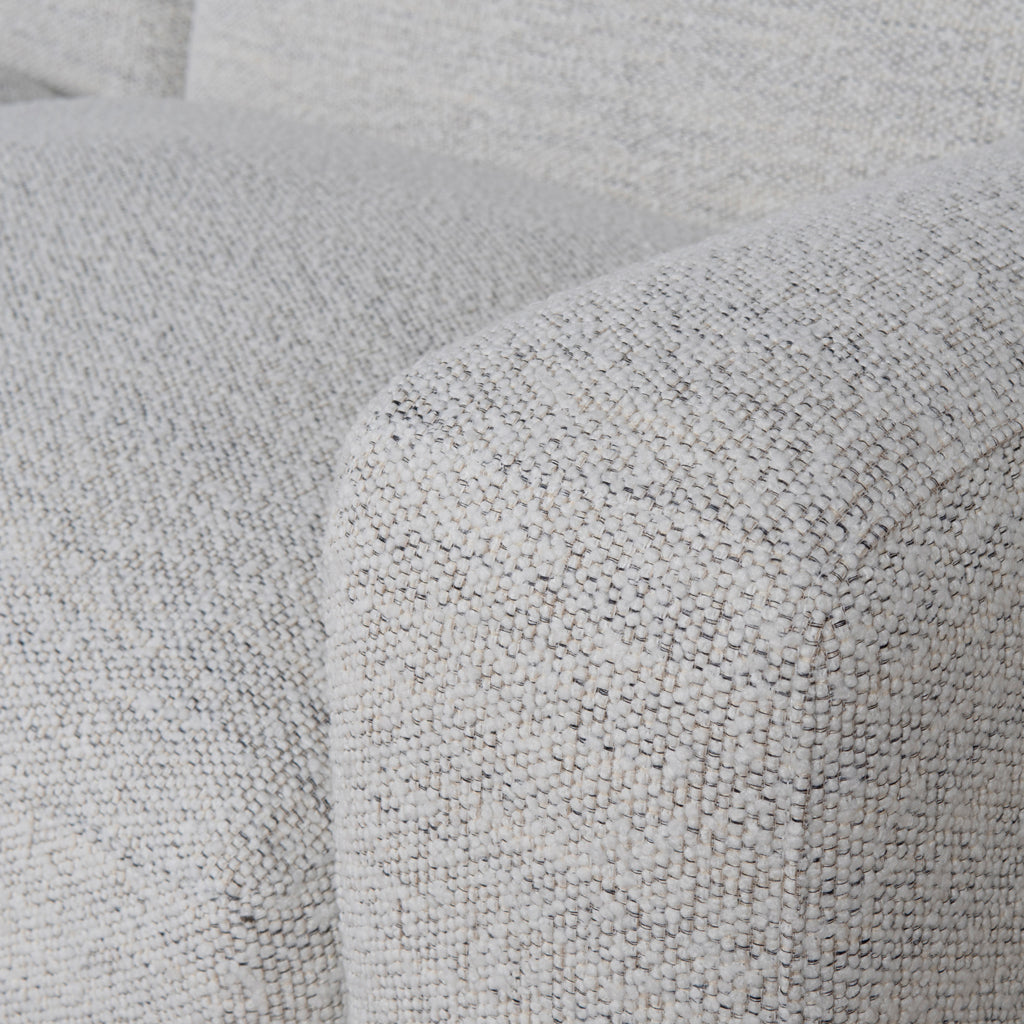 4 Seater Fabric Sofa - Fog Grey - image 7