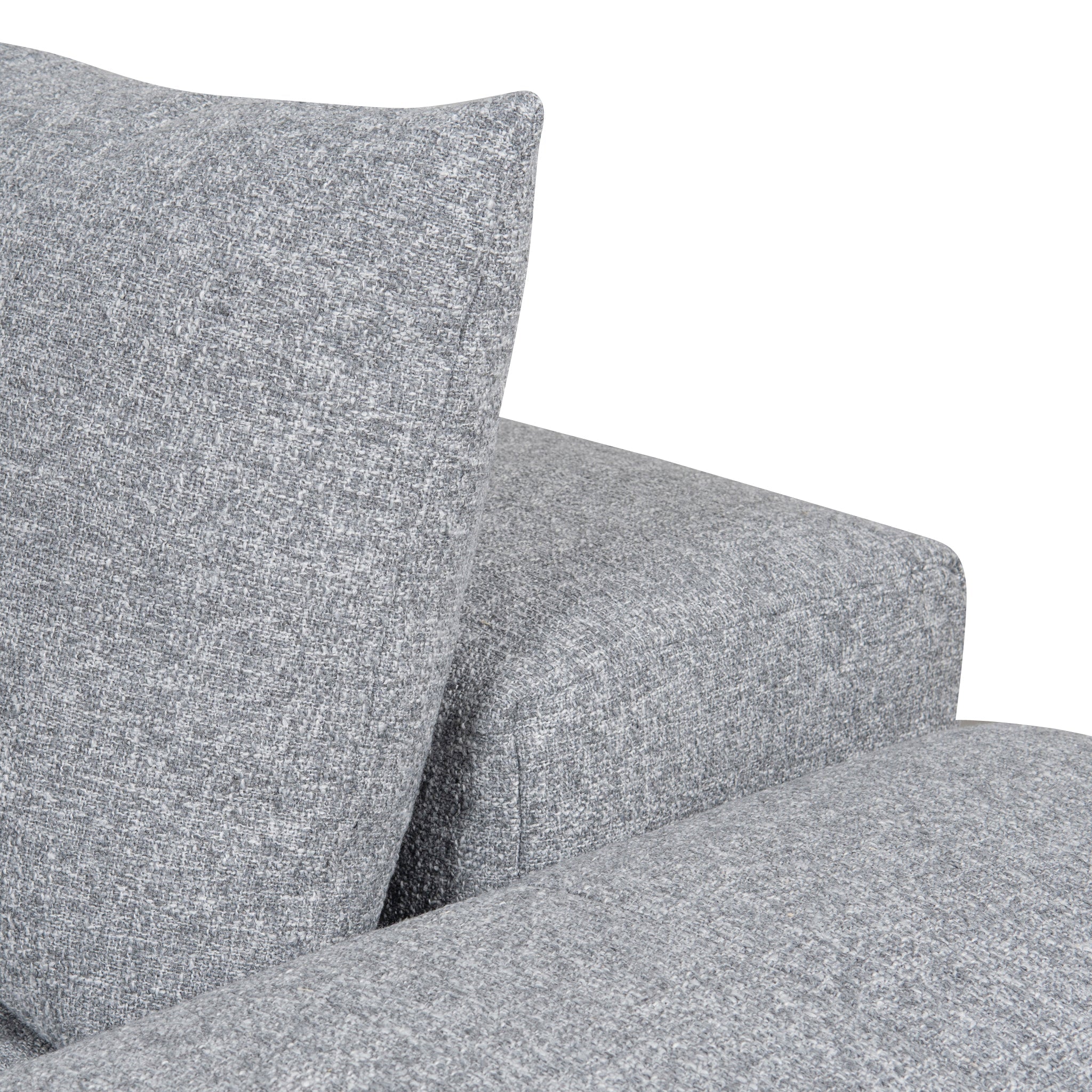 CLC8862-KSO Right Chaise Fabric Sofa - Glacier Grey
