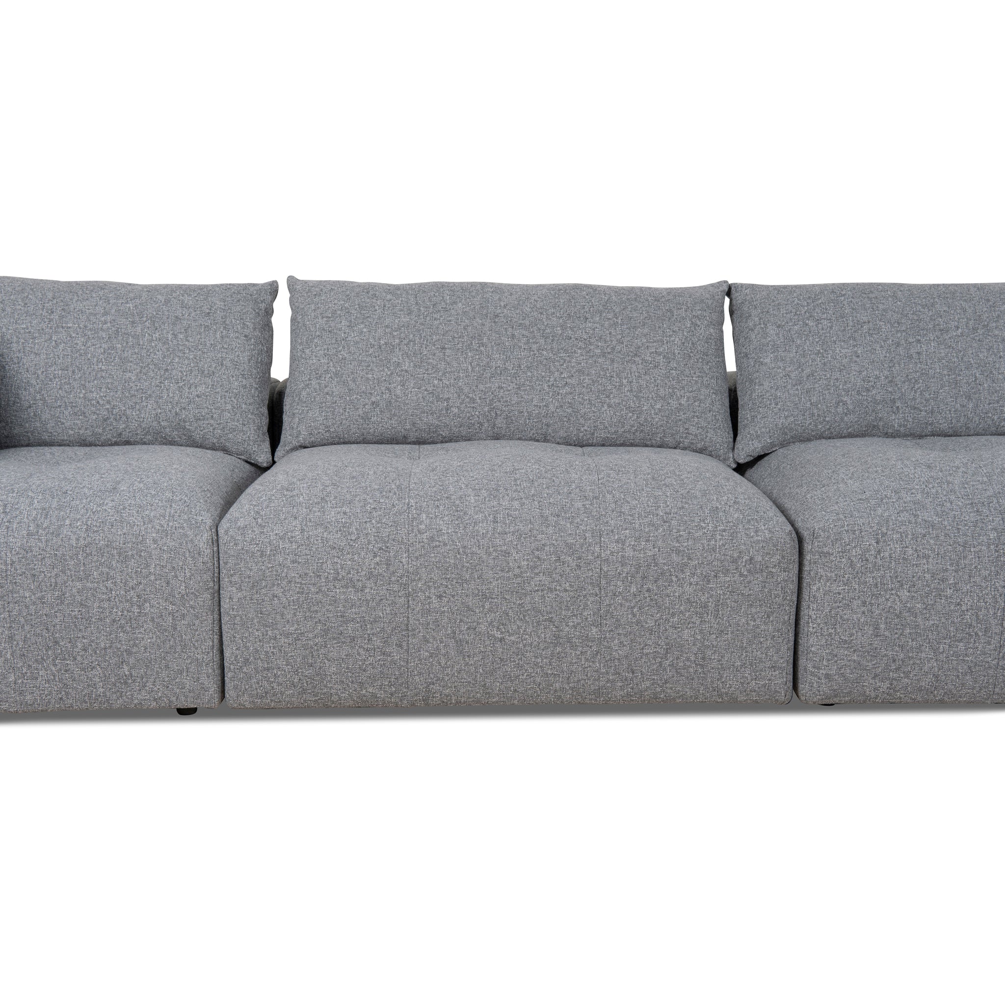 CLC8862-KSO Right Chaise Fabric Sofa - Glacier Grey