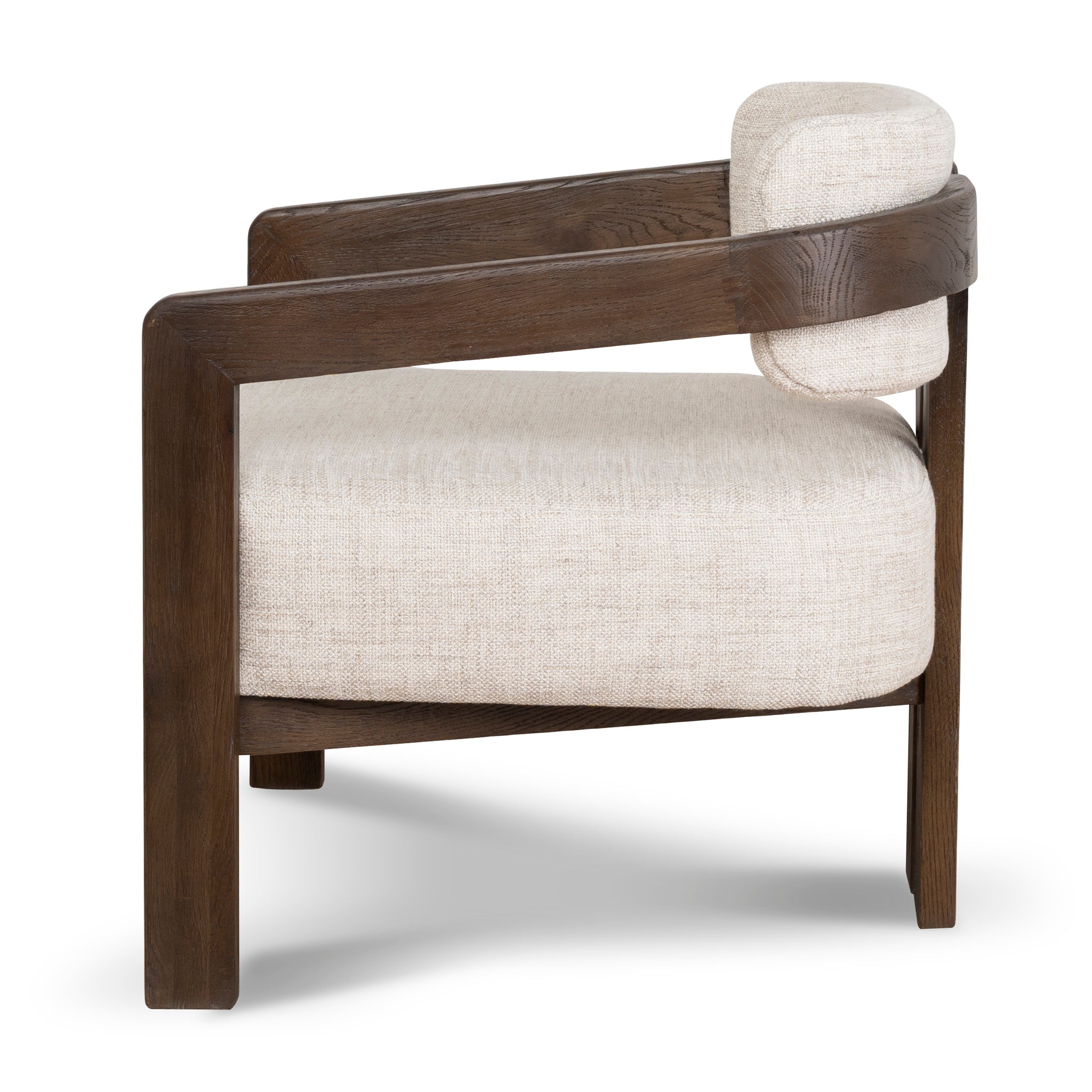 CLC8895-NI Walnut Armchair - Linen
