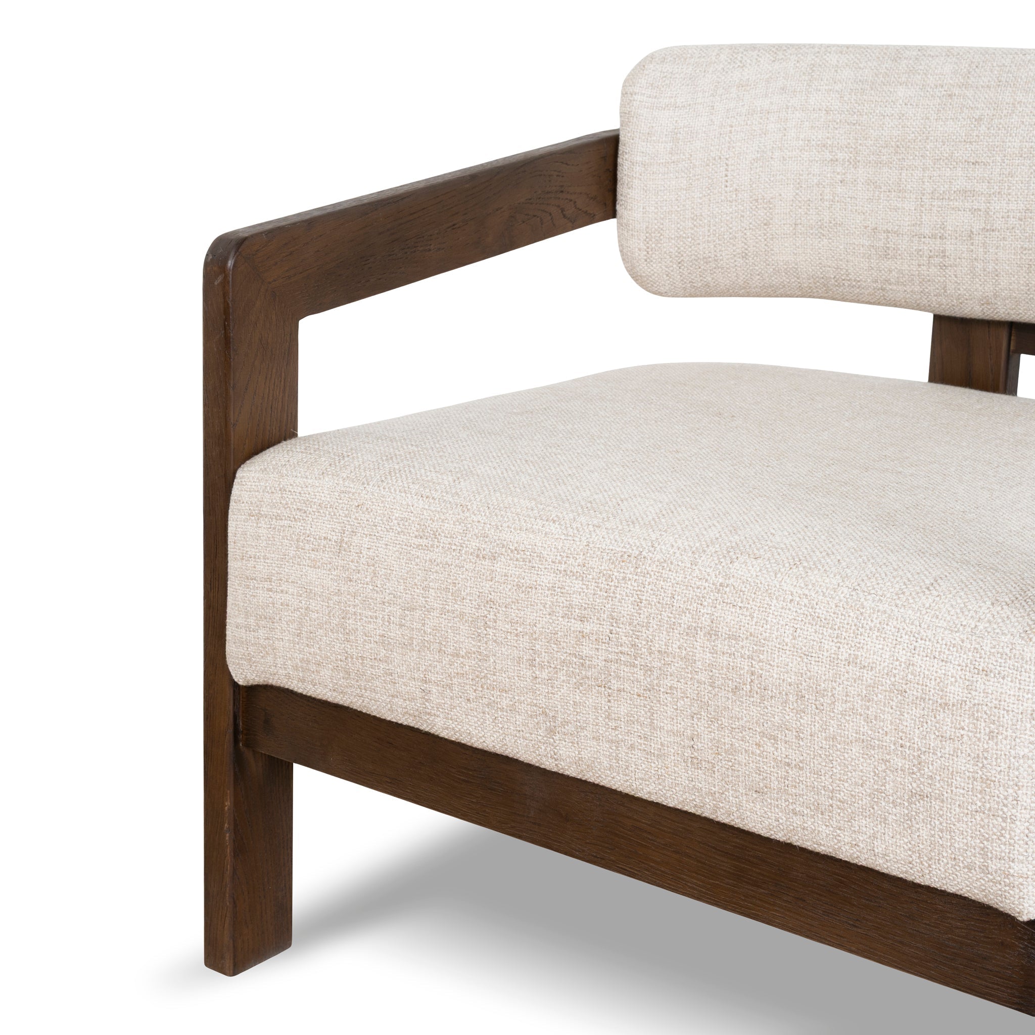 CLC8895-NI Walnut Armchair - Linen