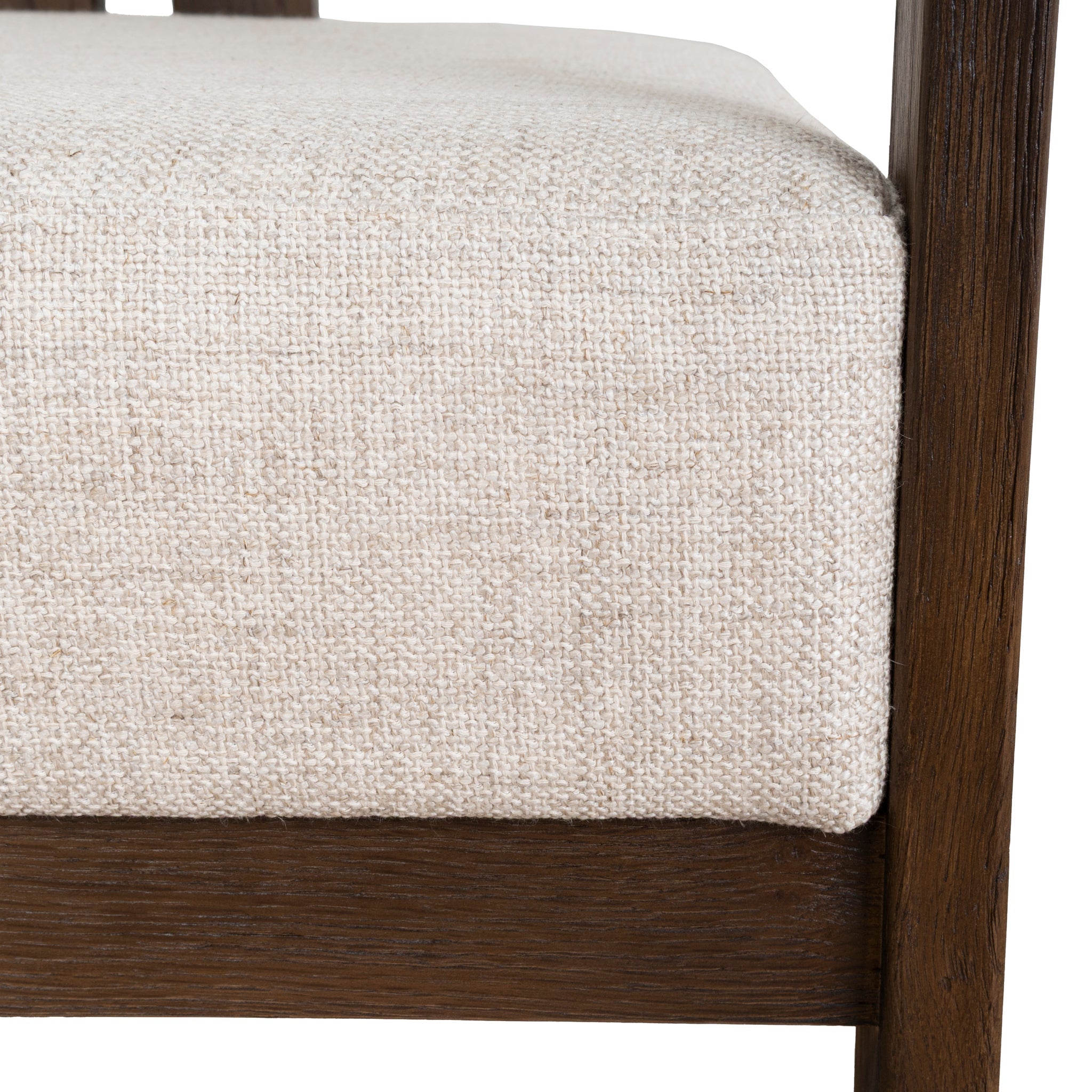 CLC8895-NI Walnut Armchair - Linen