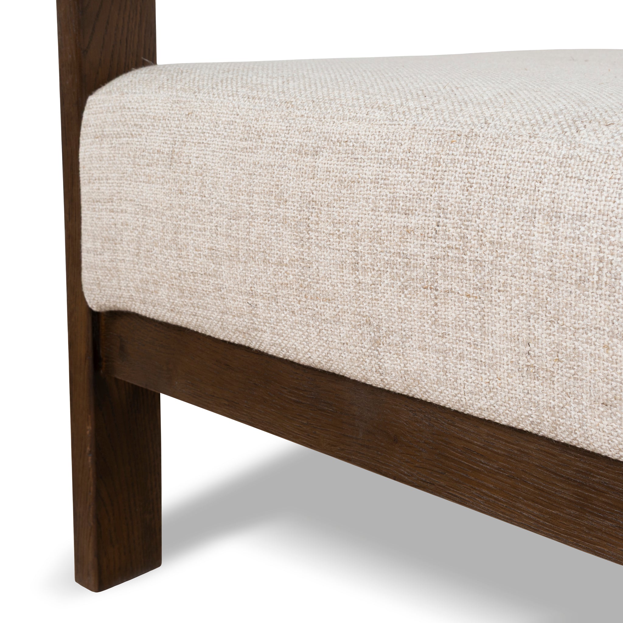 CLC8895-NI Walnut Armchair - Linen