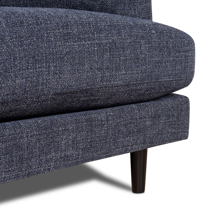 3 Seater Fabric Sofa - Moss Navy Blue