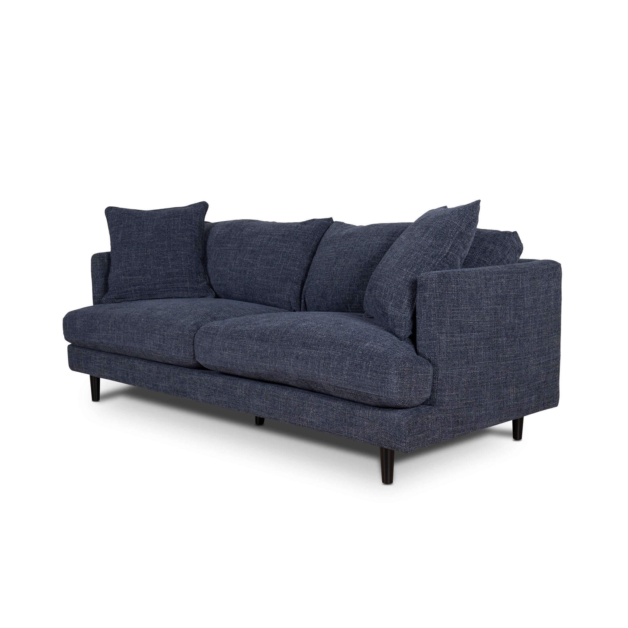 CLC8909-CA 3 Seater Fabric Sofa - Moss Navy Blue