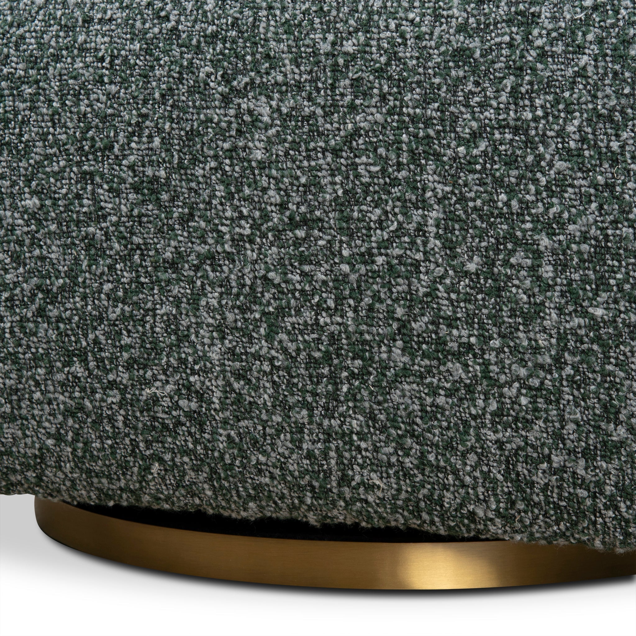 CLC8910-CA Swivel Armchair - Green Boucle